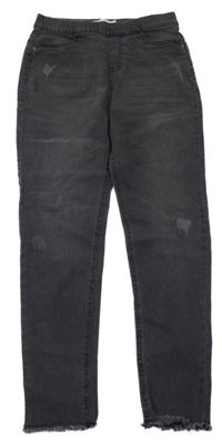 Antracitové džegíny s prošoupáním Denim Co.
