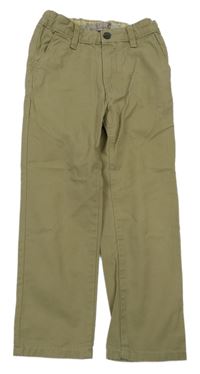 Béžové plátěné chino kalhoty H&M