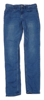 Modré skinny fit rifle H&M