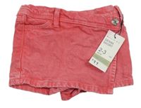 Nové - Růžové riflové sukňové kraťasy Denim Co.