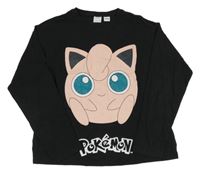 Černé triko s Pokémonem Zara