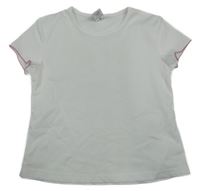 Bílé sportovní crop tričko C&A