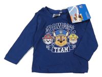 Nové - Tmavomodré triko s Paw Patrol Nickelodeon