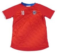 Červený fotbalový dres Norge H&M