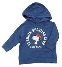 Tmavomodrá mikina se Snoopym a kapucí H&M