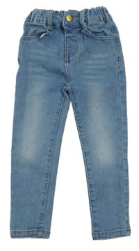 Modré skinny rifle Shein