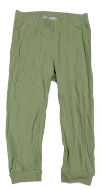 Zelené pyžamové kalhoty H&M
