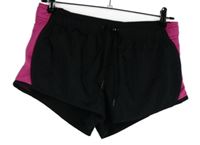 Dámské černo-růžové sportovní funkční kraťasy Crivit 
