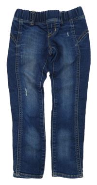 Tmavomodré šisované džegíny GAP