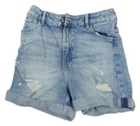 Světlemodré riflové kraťasy Denim Co.