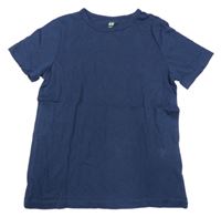 Tmavomodré tričko H&M