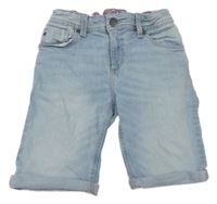 Světlemodré riflové slim kraťasy Blue Ridge