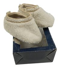 Nové - Béžové huňaté capáčky Jack Wills vel. 19