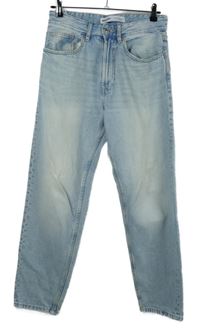 Pánské světlemodré rifle Bershka 