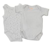 2x - Bílé body + bílé body s písmenky