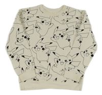 Smetanová mikina s Pikachu H&M