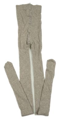 Béžové vzorované punčocháče H&M