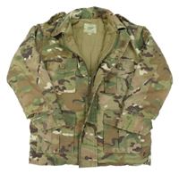 Khaki-béžová army lehce zateplená bunda 