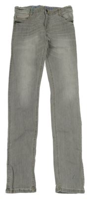 Světlešedé skinny fit rifle Blue Ridge