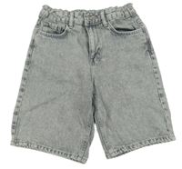 Šedé melírované riflové kraťasy Denim Co.