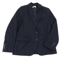 Tmavomodré společenské sako H&M
