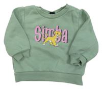 Zelená mikina se Simbou Primark