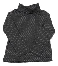 Antracitový rolák se srdíčky H&M