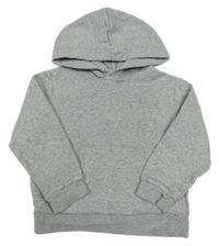 Šedá melírovaná mikina s kapucí H&M