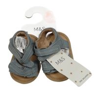 Nové - modré páskové capáčky M&S