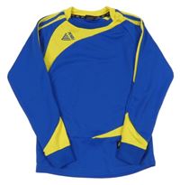 Safírovo-žluté sportovní triko s logem Pendle
