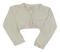 Smetanové pletené bolérko H&M