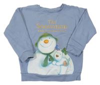 Světlemodrá mikina se sněhulákem - The Snowman Tu