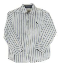 Bílo-modrá pruhovaná košile H&M