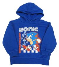 Safírová mikina se Sonicem a kapucí Primark