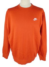 Pánská červená mikina s logem Nike 