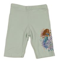 Světlementolové legínové kraťasy s Malou mořskou vílou H&M