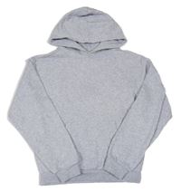 Šedá melírovaná mikina s kapucí H&M