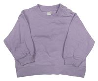 Lila oversize mikina