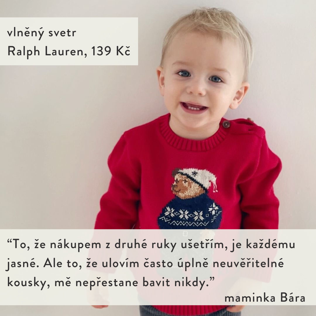 Vlněný svetr Ralph Lauren - 139 Kč