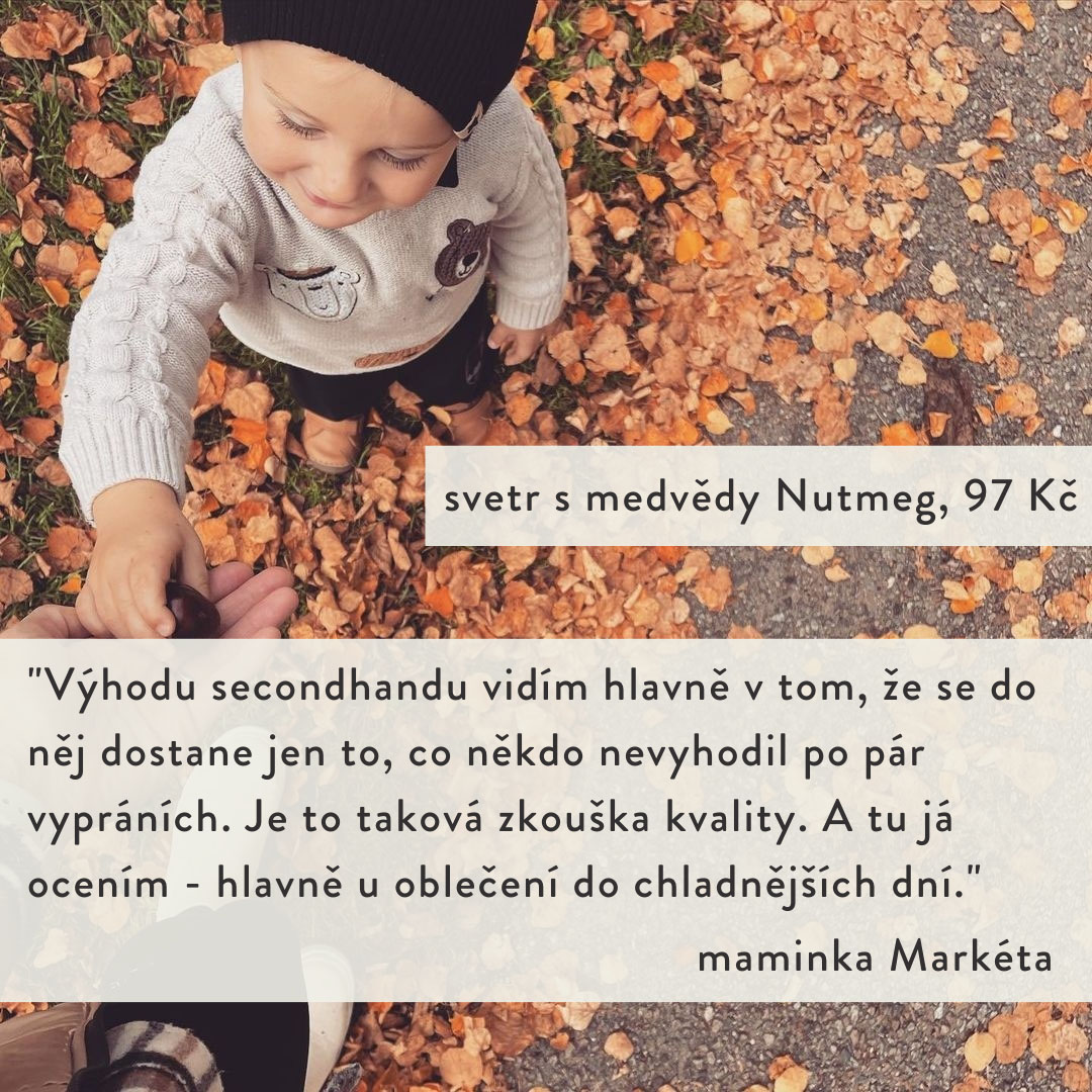 Svetr s medvědy Nutmeg - 97 Kč