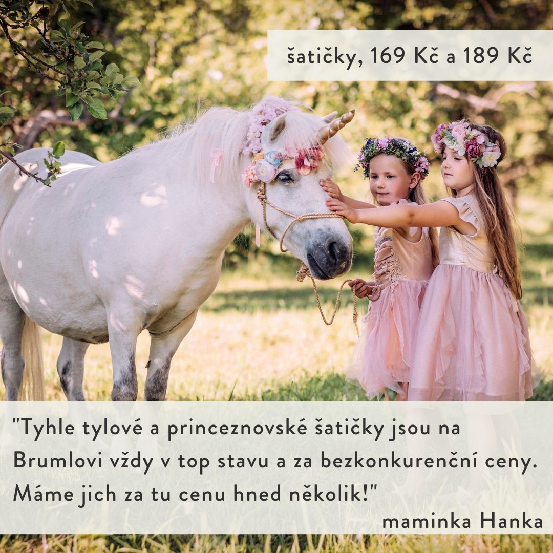 Šatičky - 169 Kč a 189 Kč
