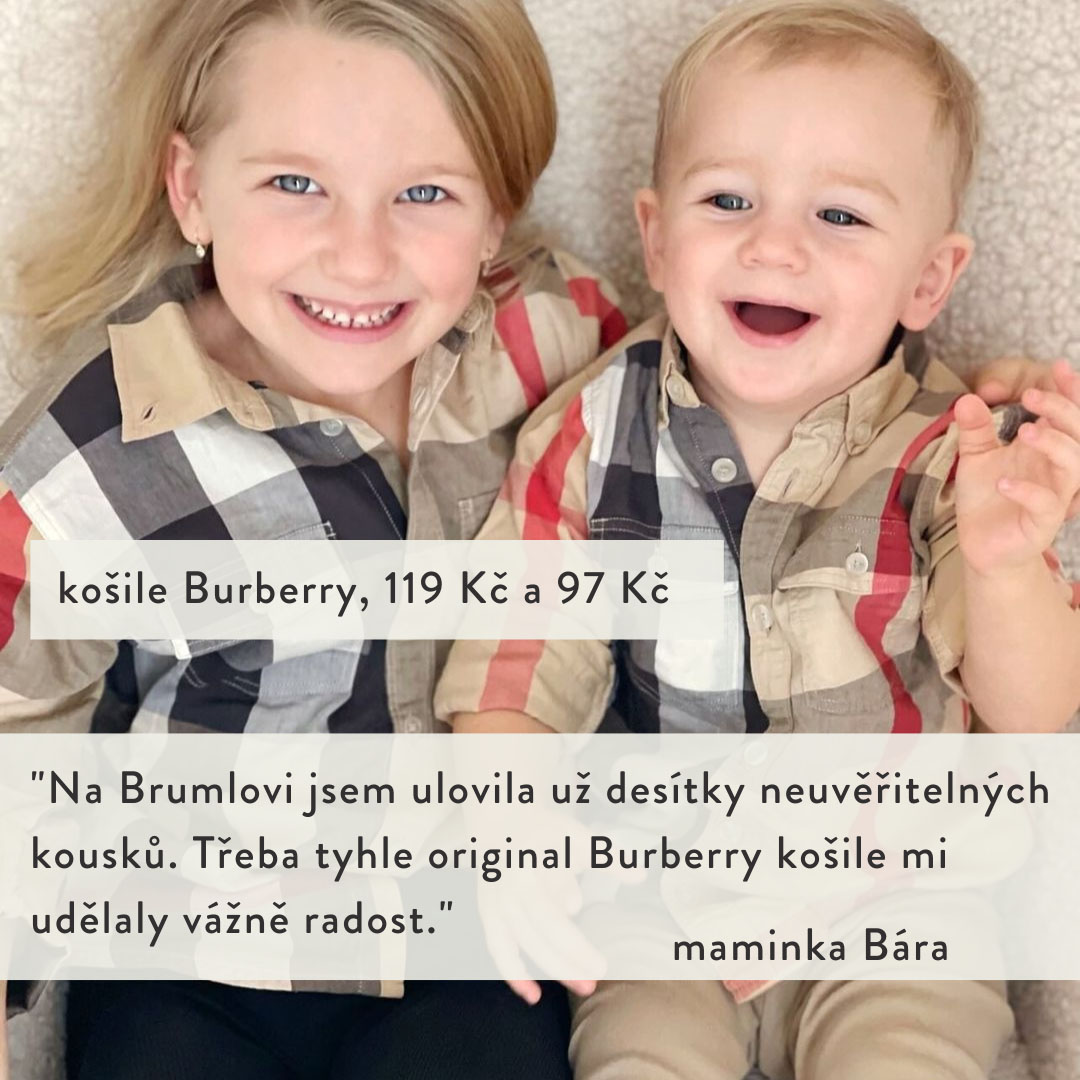 Košile Burberry - 119 Kč a 97 Kč