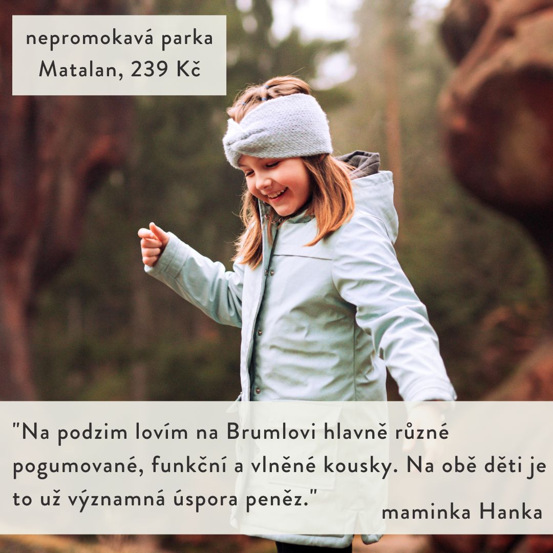 Nepromokavá parka Matalan - 239 Kč