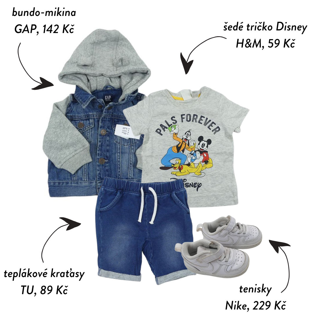 Modro-šedá klasika, která nikdy nevyjde z módy. Stejně jako Mickey mouse.