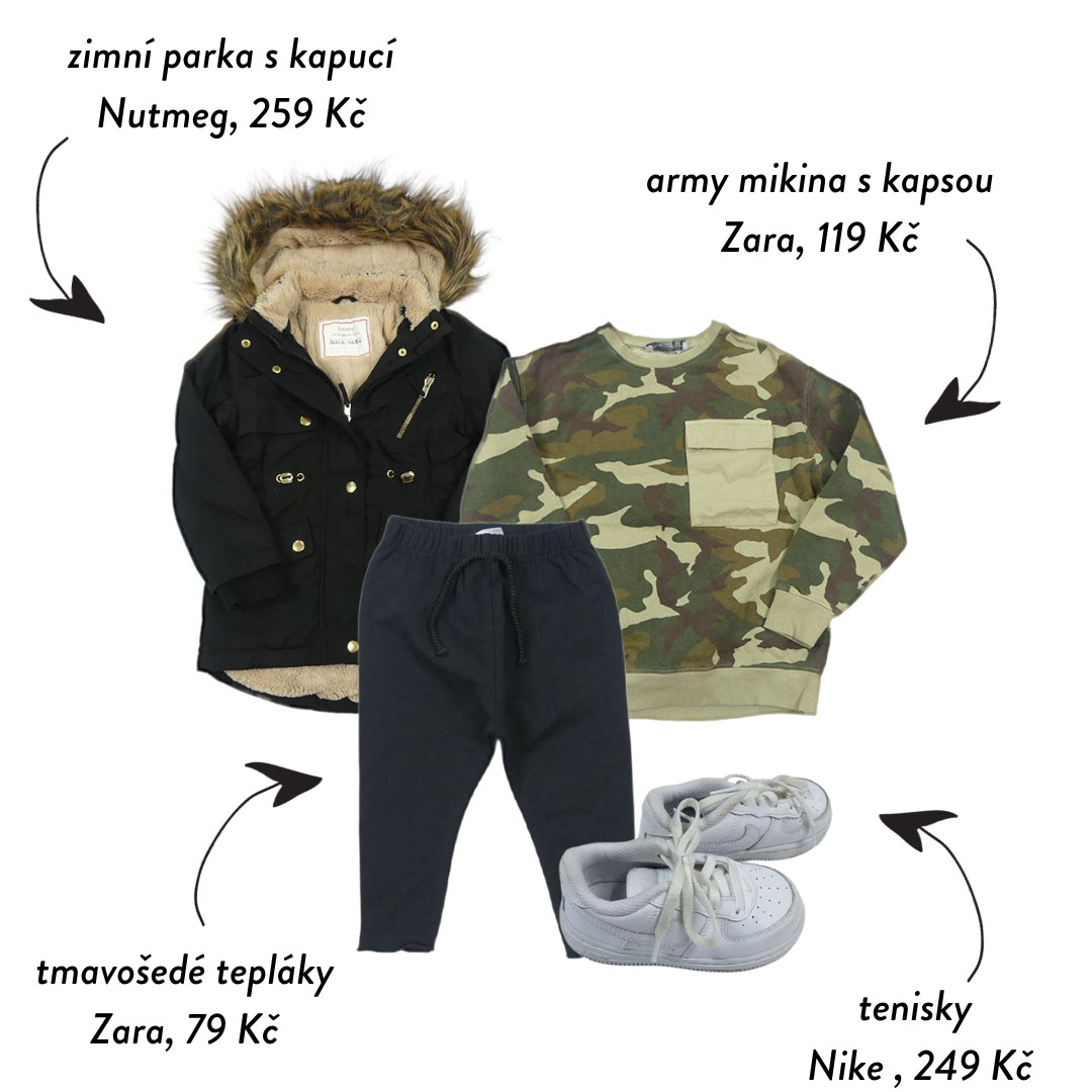 Tak takový outfit by se nám líbil i na větších frajerech a váš mini frajer v něm bude přímo neodolatelný!
