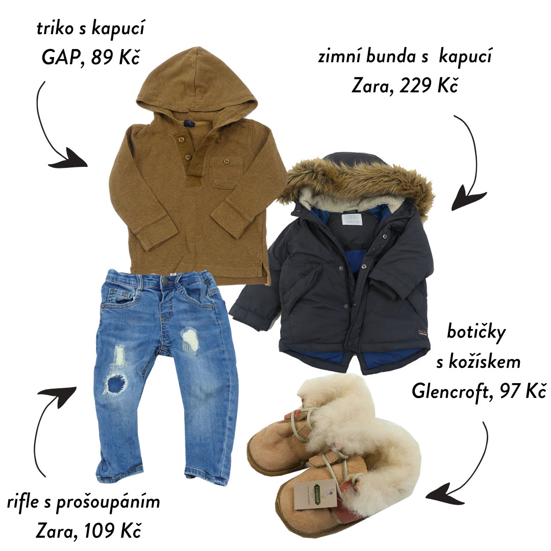 Zimní značkový outfit od hlavy až k patě za pětistovku? Na Brumlovi bez problému.