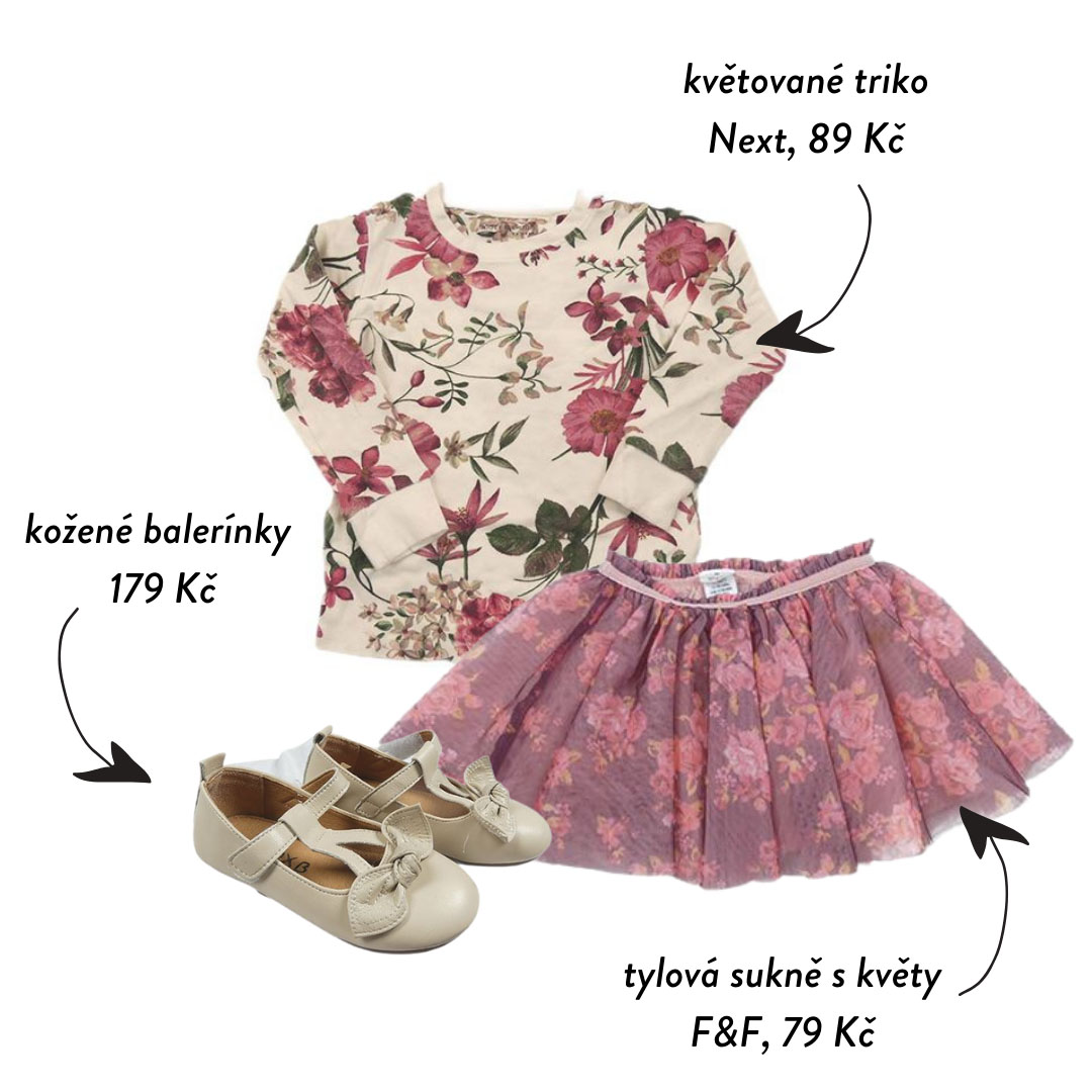 Co je lepší než květinová sukně? Celý květinový outfit!