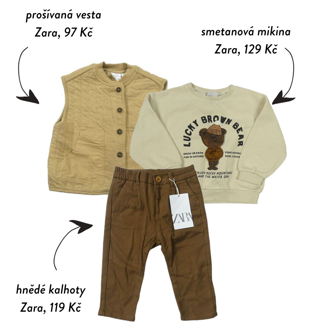 Co říkáte na tento trendy outfit? Často u nás seženete věci ještě s cedulkami.